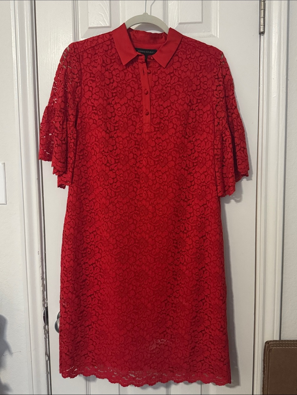 Banana Republic Red lace Dress